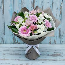 Букет цветов из:  Герберы, Альстромерии и Хризантемы #REPLACE_PRED# Могоче