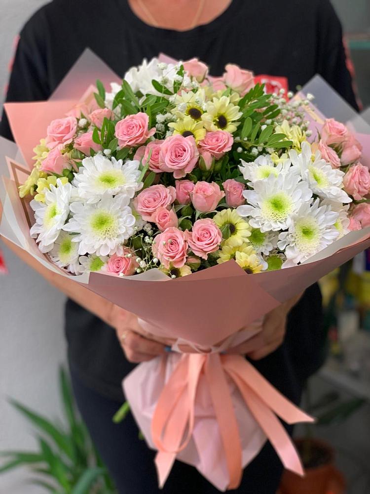 Букет цветов из: Розы и Хризантемы в Могоче