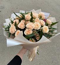 Букет Кремовые розы Латте в Могоче