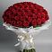 Букет 101 Красная роза Блэк Мэджик в Могоче