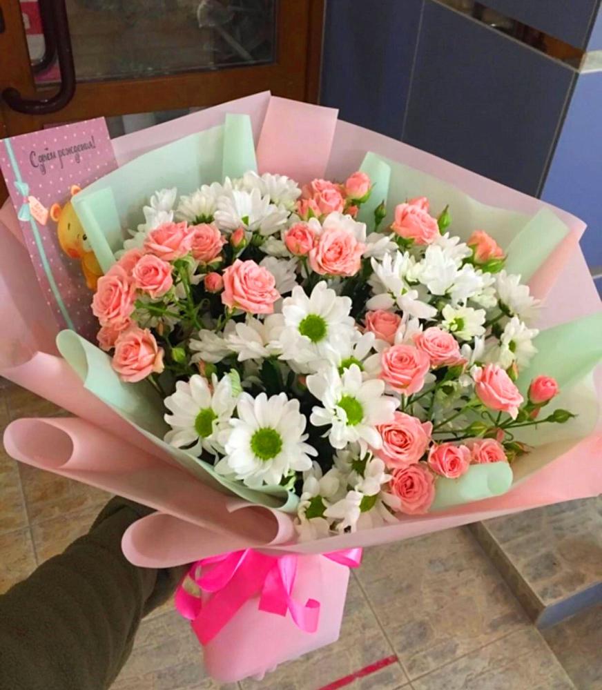 Букет цветов из: Розы и Хризантемы в Могоче