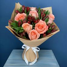 Букет цветов из:  Розы и Альстромерии в Могоче