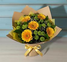 Букет цветов из:  Герберы и Хризантемы в Могоче