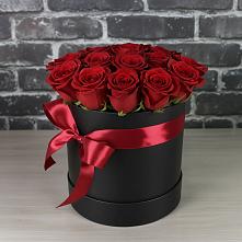 Цветочная композиция из Розы в шляпной коробке #REPLACE_PRED# Могоче