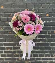 Букет цветов из:  Герберы и Хризантемы в Могоче