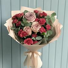 Букет цветов из:  Гвоздики и Розы #REPLACE_PRED# Могоче