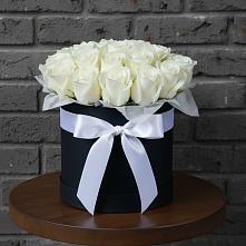 Цветочная композиция из Розы в шляпной коробке в Могоче